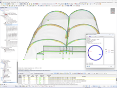 Vérification de la structure en acier du pavillon CITES dans RFEM 6 avec le module complémentaire Vérification de l'acier activé | © Carl Stahl & spol. s r.o.